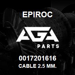 0017201616 Epiroc CABLE 2.5 MM. | AGA Parts