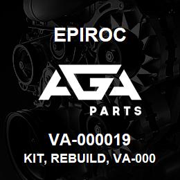 VA-000019 Epiroc KIT, REBUILD, VA-000009 | AGA Parts