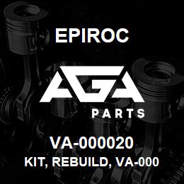 VA-000020 Epiroc KIT, REBUILD, VA-000010 | AGA Parts