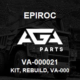 VA-000021 Epiroc KIT, REBUILD, VA-000011 | AGA Parts