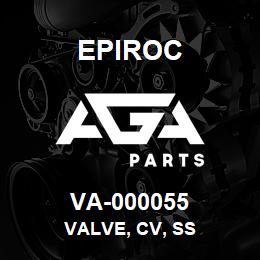VA-000055 Epiroc VALVE, CV, SS | AGA Parts