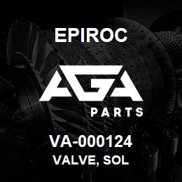 VA-000124 Epiroc VALVE, SOL | AGA Parts