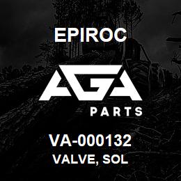VA-000132 Epiroc VALVE, SOL | AGA Parts
