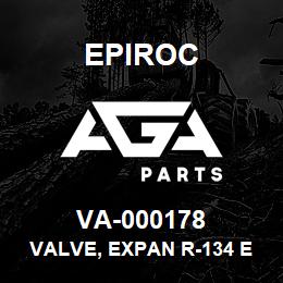 VA-000178 Epiroc VALVE, EXPAN R-134 EBSJE-7 C.J | AGA Parts