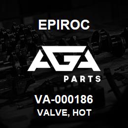 VA-000186 Epiroc VALVE, HOT | AGA Parts