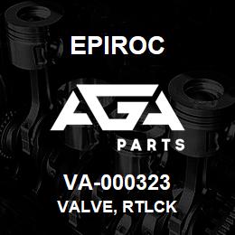 VA-000323 Epiroc VALVE, RTLCK | AGA Parts