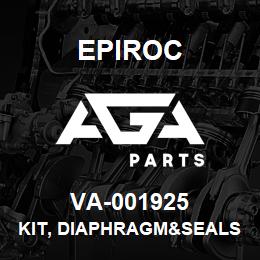 VA-001925 Epiroc KIT, DIAPHRAGM&SEALS | AGA Parts