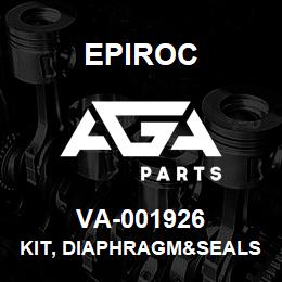 VA-001926 Epiroc KIT, DIAPHRAGM&SEALS | AGA Parts