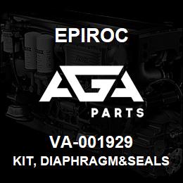 VA-001929 Epiroc KIT, DIAPHRAGM&SEALS | AGA Parts