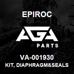 VA-001930 Epiroc KIT, DIAPHRAGM&SEALS | AGA Parts
