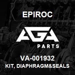 VA-001932 Epiroc KIT, DIAPHRAGM&SEALS | AGA Parts