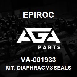 VA-001933 Epiroc KIT, DIAPHRAGM&SEALS | AGA Parts