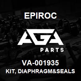 VA-001935 Epiroc KIT, DIAPHRAGM&SEALS | AGA Parts