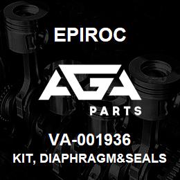 VA-001936 Epiroc KIT, DIAPHRAGM&SEALS | AGA Parts