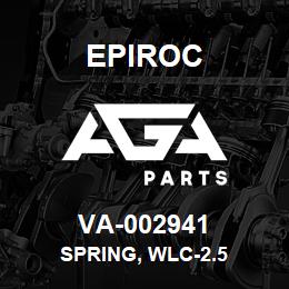 VA-002941 Epiroc SPRING, WLC-2.5 | AGA Parts