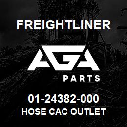 01-24382-000 Freightliner HOSE CAC OUTLET | AGA Parts