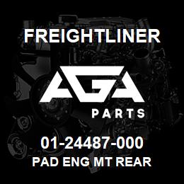 01-24487-000 Freightliner PAD ENG MT REAR | AGA Parts