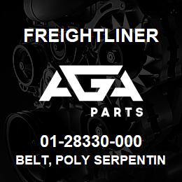 01-28330-000 Freightliner BELT, POLY SERPENTINE | AGA Parts