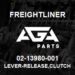 02-13980-001 Freightliner LEVER-RELEASE,CLUTCH,FLH,RHD,ISX | AGA Parts
