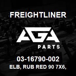 03-16790-002 Freightliner ELB, RUB RED 90 7X6, 1 | AGA Parts