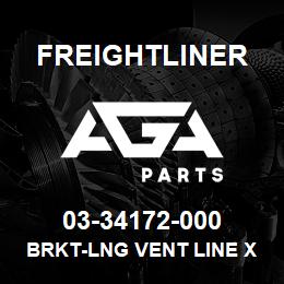 03-34172-000 Freightliner BRKT-LNG VENT LINE X | AGA Parts