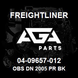 04-09657-012 Freightliner OBS DN 2005 PR BK | AGA Parts