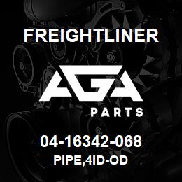04-16342-068 Freightliner PIPE,4ID-OD | AGA Parts
