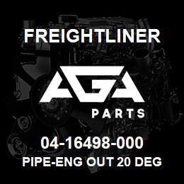 04-16498-000 Freightliner PIPE-ENG OUT 20 DEG | AGA Parts
