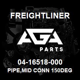 04-16518-000 Freightliner PIPE,MID CONN 150DEG | AGA Parts