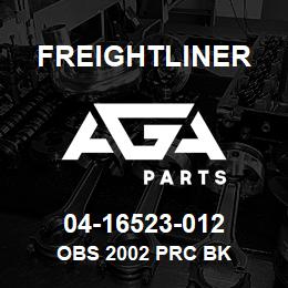 04-16523-012 Freightliner OBS 2002 PRC BK | AGA Parts