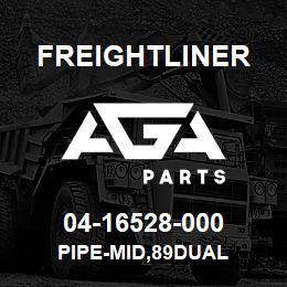 04-16528-000 Freightliner PIPE-MID,89DUAL | AGA Parts