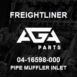 04-16598-000 Freightliner PIPE MUFFLER INLET | AGA Parts