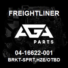 04-16622-001 Freightliner BRKT-SPRT,HZE/OTBD | AGA Parts