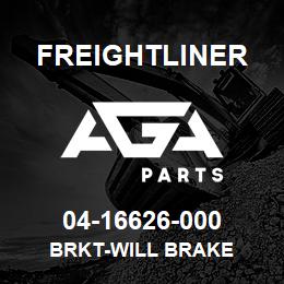 04-16626-000 Freightliner BRKT-WILL BRAKE | AGA Parts
