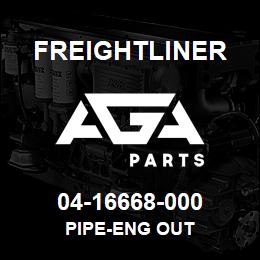 04-16668-000 Freightliner PIPE-ENG OUT | AGA Parts