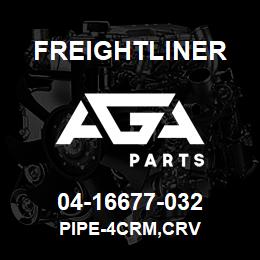 04-16677-032 Freightliner PIPE-4CRM,CRV | AGA Parts