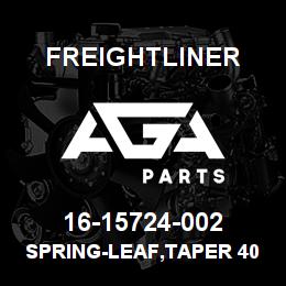16-15724-002 Freightliner SPRING-LEAF,TAPER 40 | AGA Parts