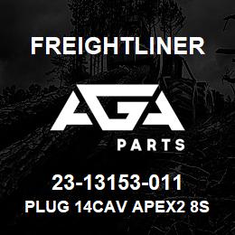 23-13153-011 Freightliner PLUG 14CAV APEX2 8S FCI BK | AGA Parts