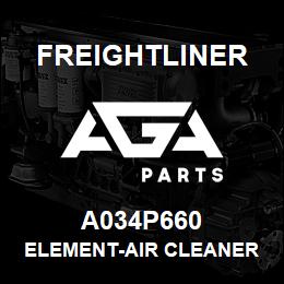 A034P660 Freightliner ELEMENT-AIR CLEANER | AGA Parts