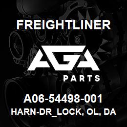 A06-54498-001 Freightliner HARN-DR_LOCK, OL, DASH, MAN, P3 | AGA Parts