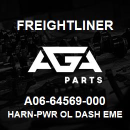 A06-64569-000 Freightliner HARN-PWR OL DASH EMERG POWER | AGA Parts