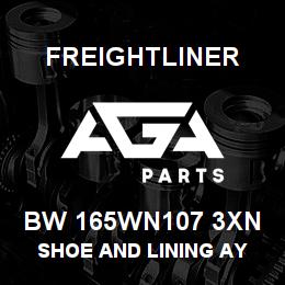 BW 165WN107 3XN Freightliner SHOE AND LINING AY | AGA Parts
