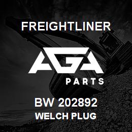 BW 202892 Freightliner WELCH PLUG | AGA Parts