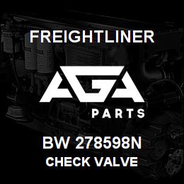 BW 278598N Freightliner CHECK VALVE | AGA Parts