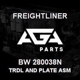 BW 280038N Freightliner TRDL AND PLATE ASM | AGA Parts