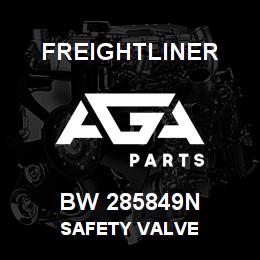 BW 285849N Freightliner SAFETY VALVE | AGA Parts