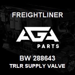 BW 288643 Freightliner TRLR SUPPLY VALVE | AGA Parts