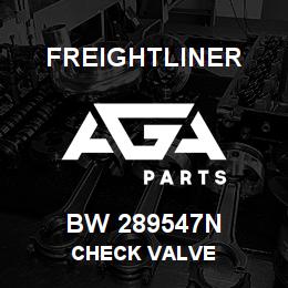 BW 289547N Freightliner CHECK VALVE | AGA Parts