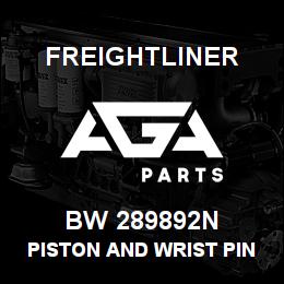 BW 289892N Freightliner PISTON AND WRIST PIN PLUS 01 | AGA Parts