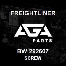BW 292607 Freightliner SCREW | AGA Parts